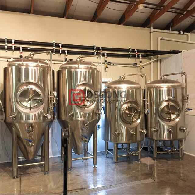 equipo de elaboración de cerveza acero inoxidable 1000L 2000L tanque de fermentación cervecería Custom diseñado unitanks