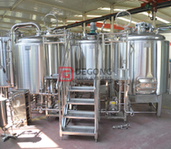 Equipo comercial de fabricación de cerveza artesanal de acero llave en mano 500L para la venta en Colombia