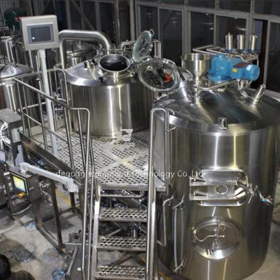 Equipo de elaboración de cerveza comercial modificado para requisitos particulares nano de acero inoxidable 2000L en venta