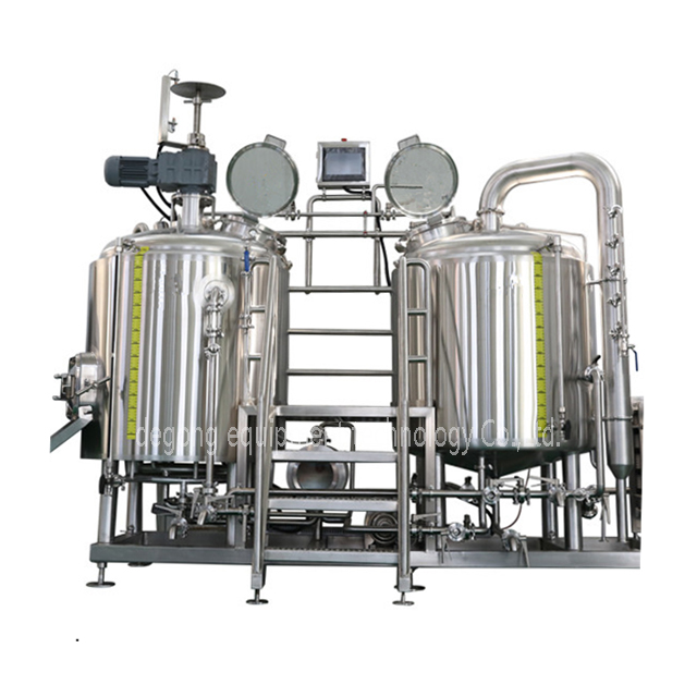 1000L 2/3/4 Recipiente de acero inoxidable Equipo de cervecería personalizado comercial con calefacción de vapor