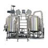 Equipo de cervecería artesanal de grado alimenticio personalizado de acero inoxidable 7BBL con calefacción de vapor para la venta