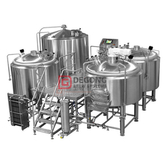 Sistema de artesanía de cerveza de acero inoxidable 1500L Listado de equipos de cervecería de 2/3/4 vasos