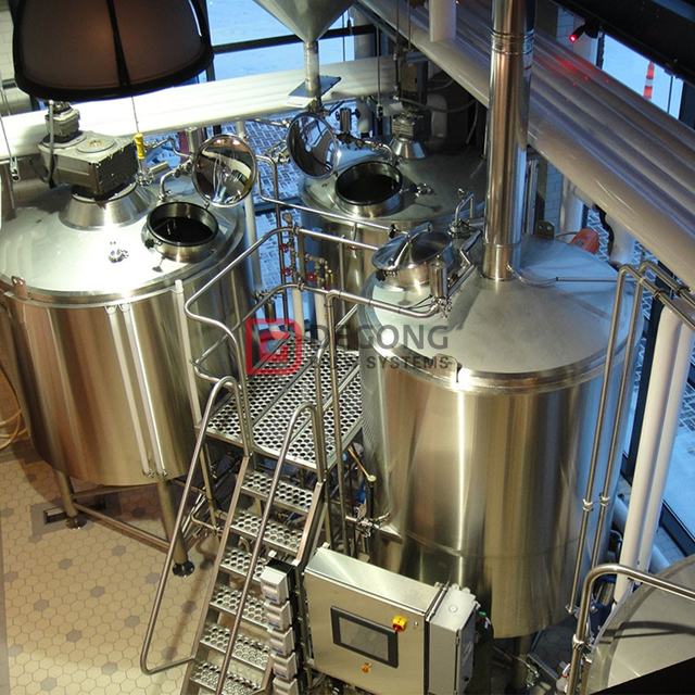 10BBL Sistema de Saccharify de cerveza de acero inoxidable usado automáticamente comercialmente con aislamiento