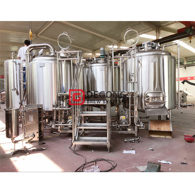 Equipo de elaboración de cerveza 500L Brewpub para proceso de mosto Brewhouse Bar Equipo de elaboración de cerveza artesanal