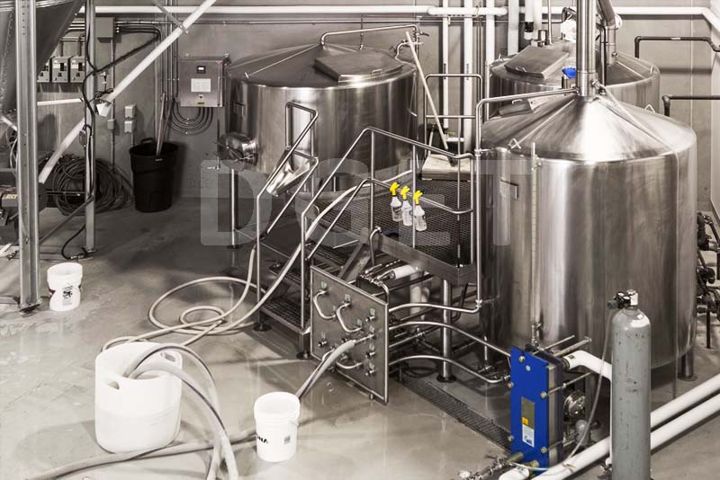 1000L Equipo Minicervecería Sistema de fabricación de la cerveza con la ...