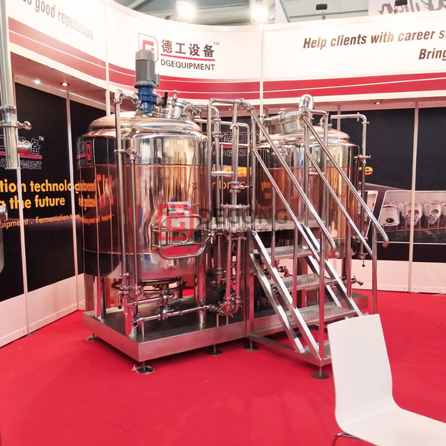 500L cobre Minicervecería Ale / lager restaurante / cervecería cerveza Usado sistema de preparación para Irlanda Mercado