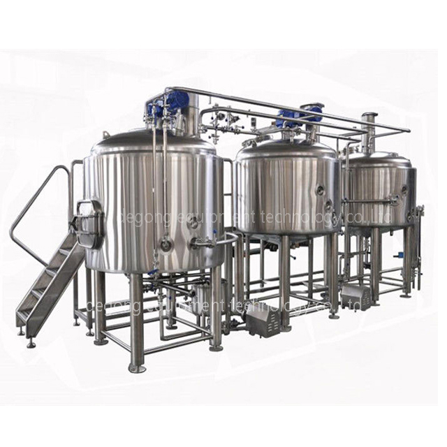 1000L 2/3/4 Recipiente de acero inoxidable Equipo de cervecería personalizado comercial con calefacción de vapor