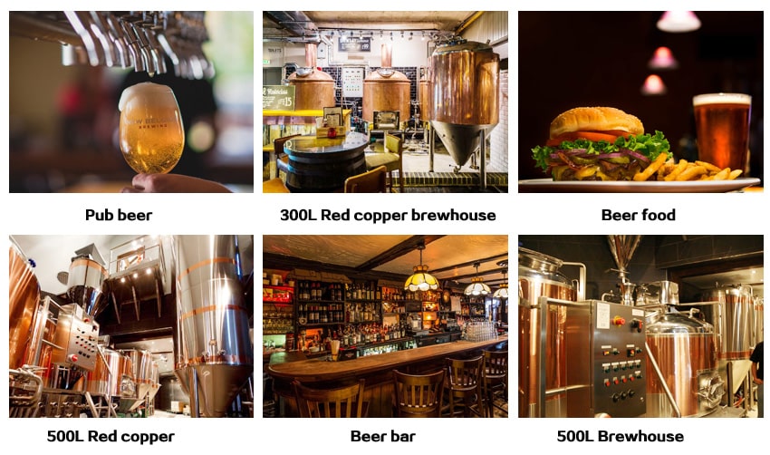 Fabricante de sistema de elaboración de cerveza cónica de acero