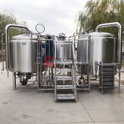 1500L Equipo de elaboración de cerveza de acero inoxidable personalizado automático en venta