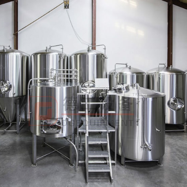 Tanque de fermentación y hervidor de cerveza de 500 litros SS con tanque de fermentación completo equipo de elaboración de cerveza en Europa