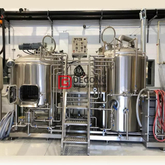 Equipo de elaboración de cerveza comercial de acero inoxidable 500l en Brewpub / restaurant