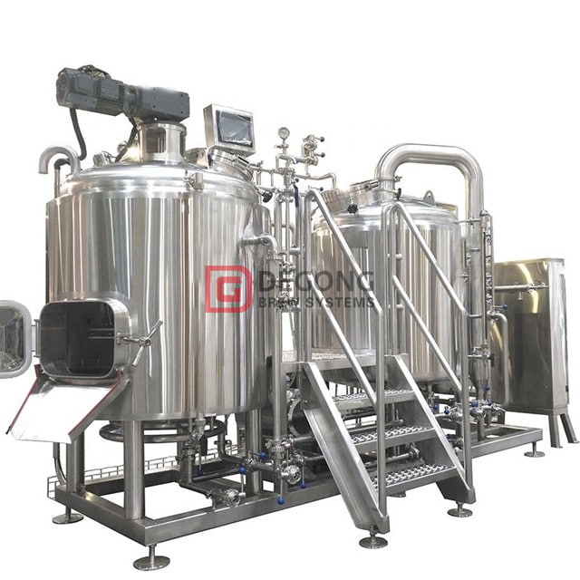 2/3/4/5 recipiente 500L, 1000L, 2000L equipo de elaboración de cerveza equipo de elaboración de cerveza disponible maquinaria sanitaria de alta calidad
