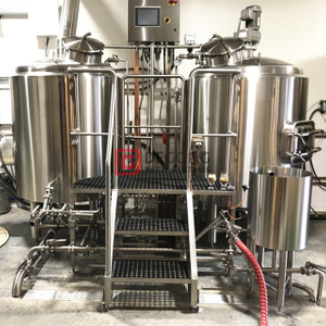 10HL Advanced Home Brewing Equipment Equipo de cervecería comercial Industrial combinado de dos recipientes Brewhouse