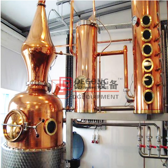 Equipo de destilación artesanal para el hogar o la industria 500L para vodkas de brandy de whisky de ron con ginebra