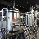 5BBL Craft Beer Brewery Stailess Steel Micro Beer Brewing Equipment con calefacción eléctrica y de vapor