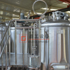 Equipo de elaboración de cerveza usado comercial llave en mano de 1000 litros / sistema de elaboración de la cerveza usado medio de la cervecería