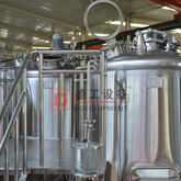 Equipo de elaboración de cerveza usado comercial llave en mano de 1000 litros / sistema de elaboración de la cerveza usado medio de la cervecería